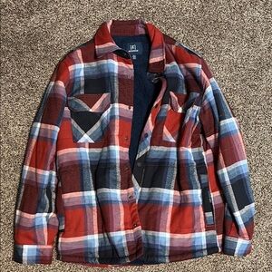 Men's Red Plaid Jacket